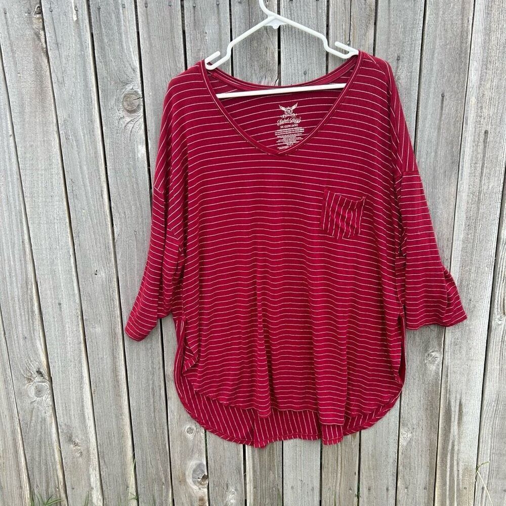 Faded Glory tshirt v-neck short sleeve size 3X